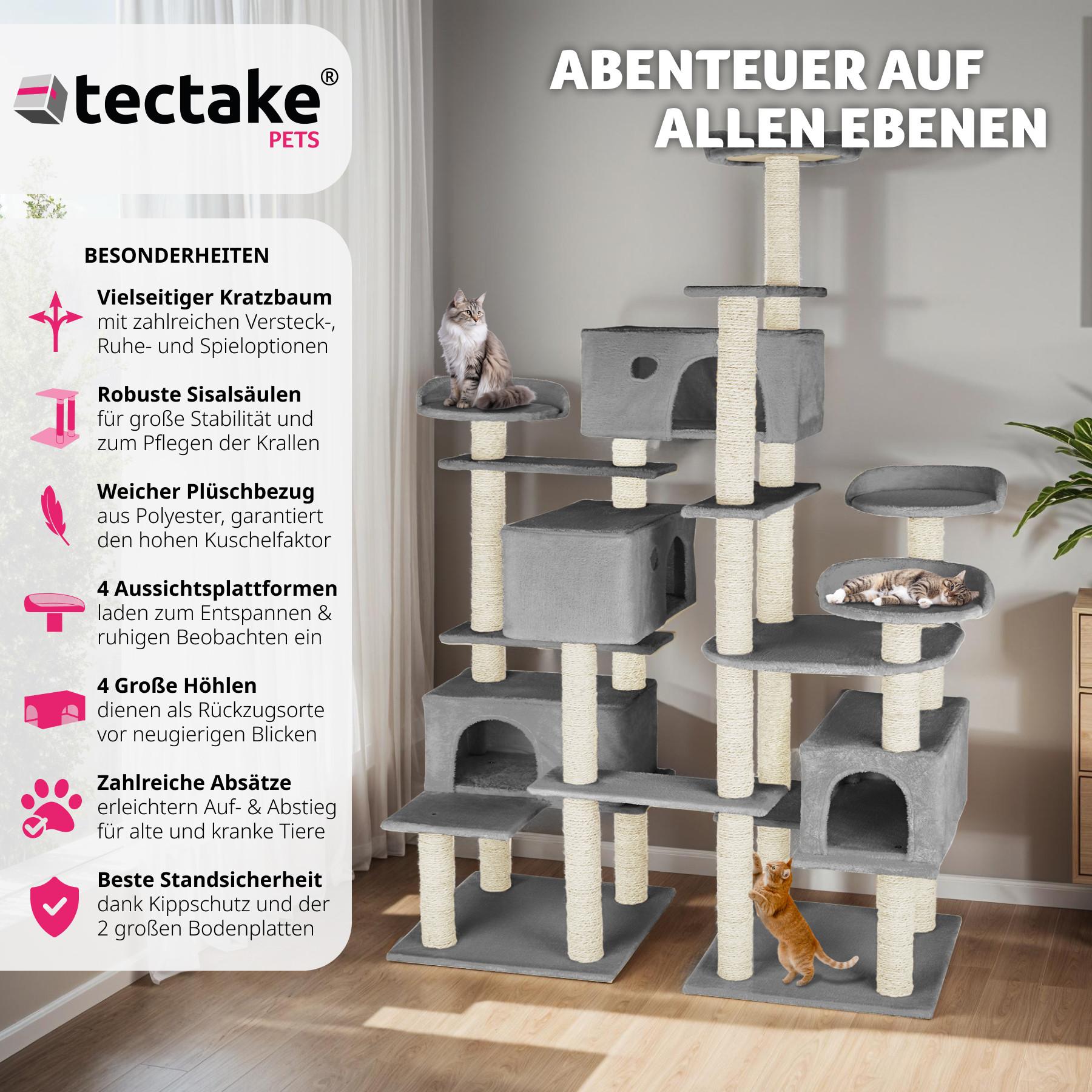 Tectake Kratzbaum Entissar 214cm
