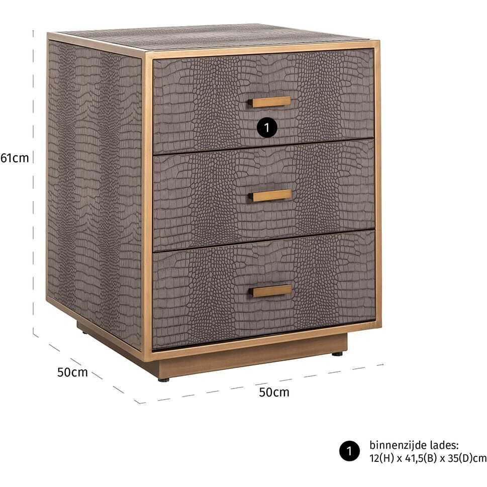 mutoni Kommode Classio gold 50