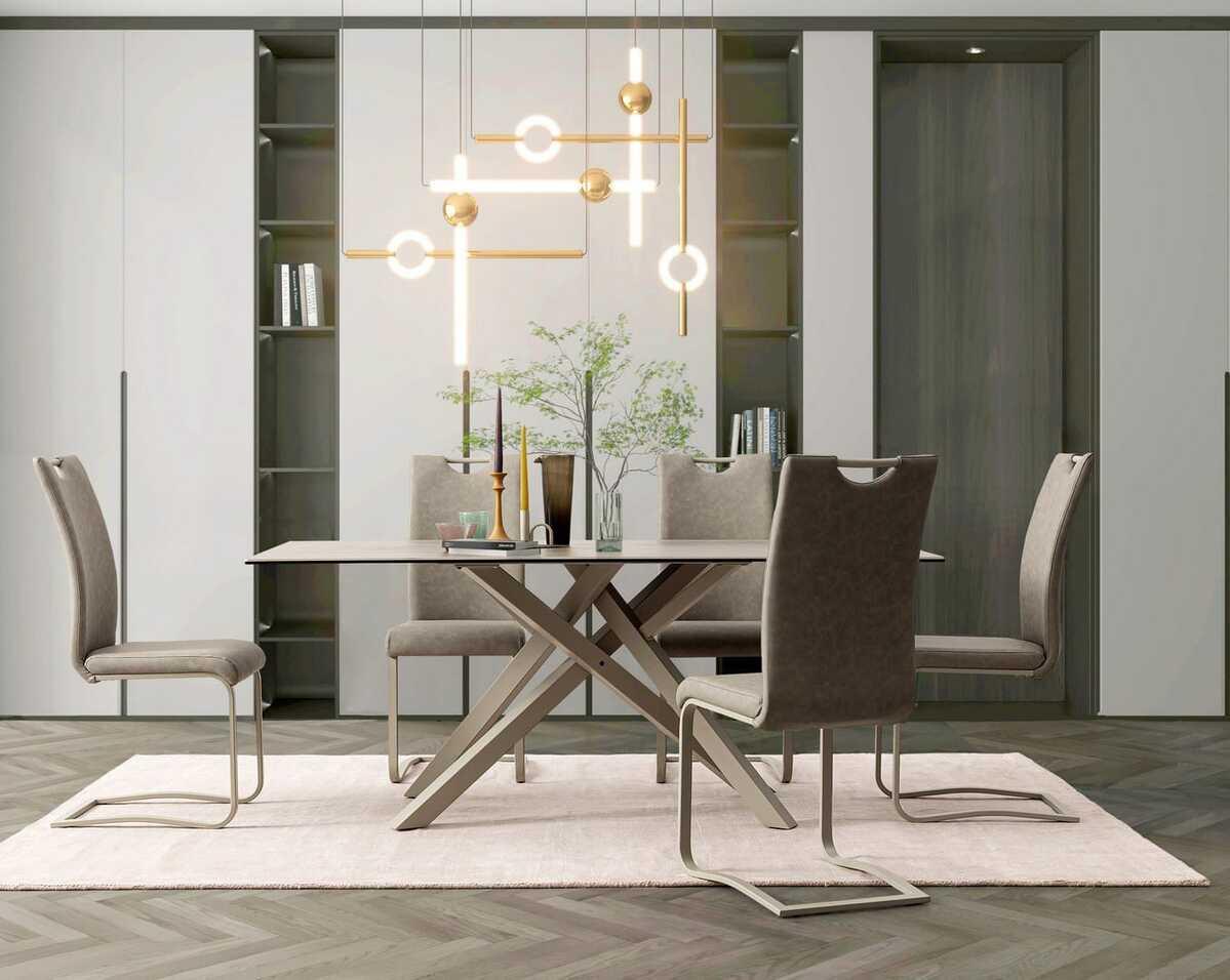 mutoni Tisch Sean taupe 180x90