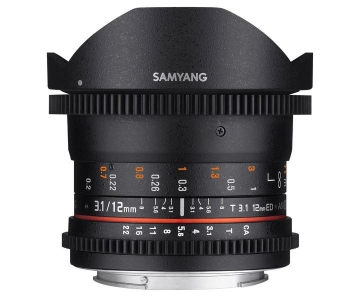 Samyang Samyang 12mm T3.1 Vdslr ed als NCS Fisheye (Sony E)