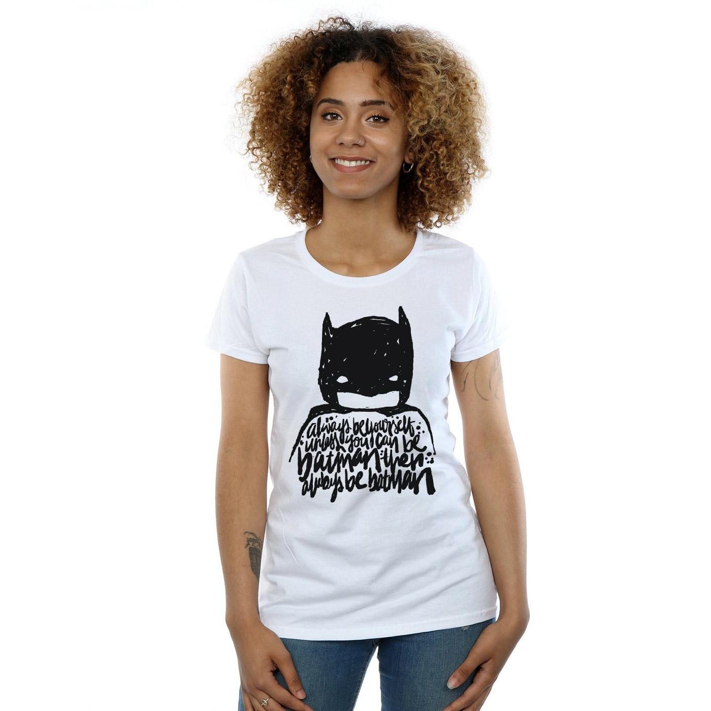 DC COMICS Always Be Yourself Batman Print T-Shirt