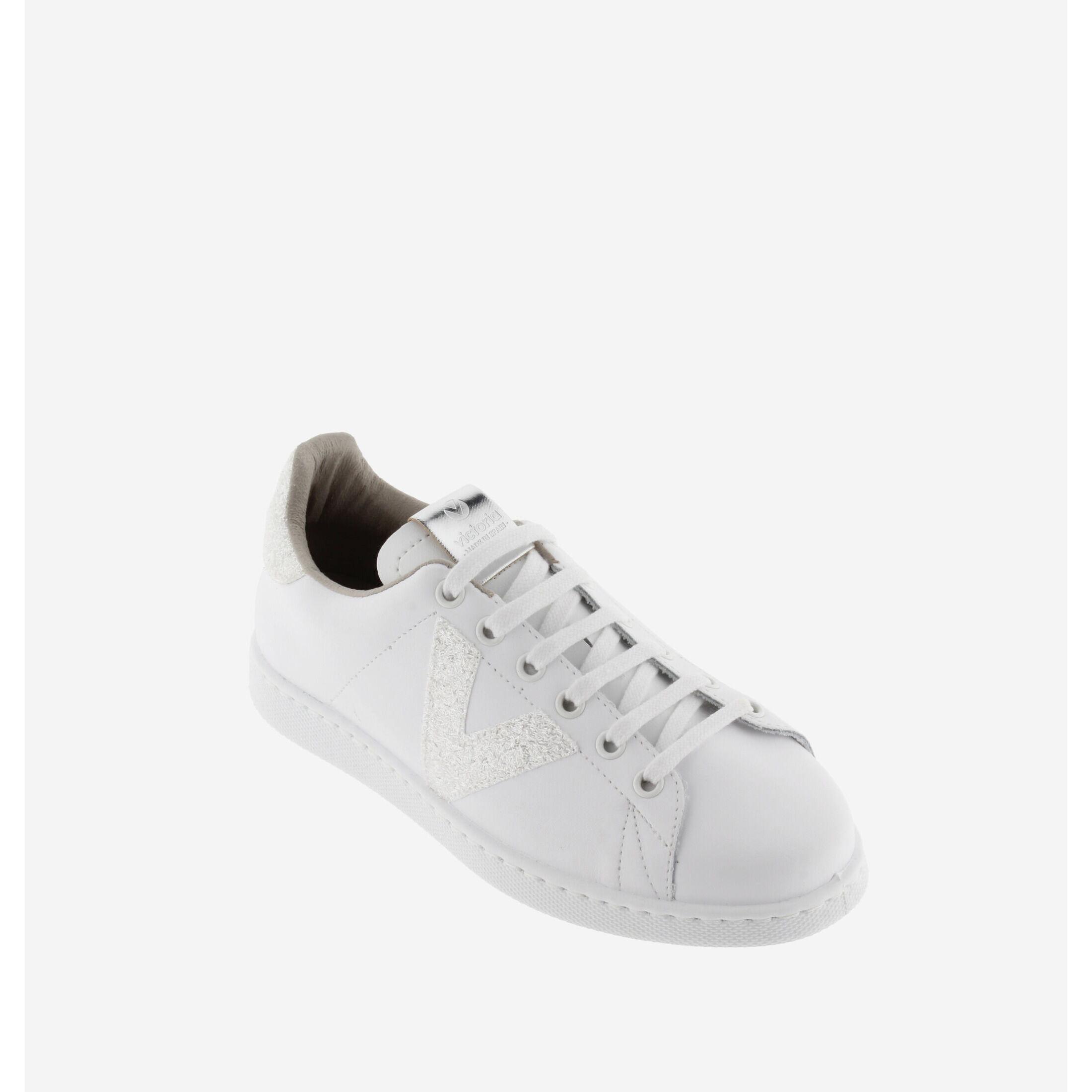 Victoria sneakers aus leder tennis glitter