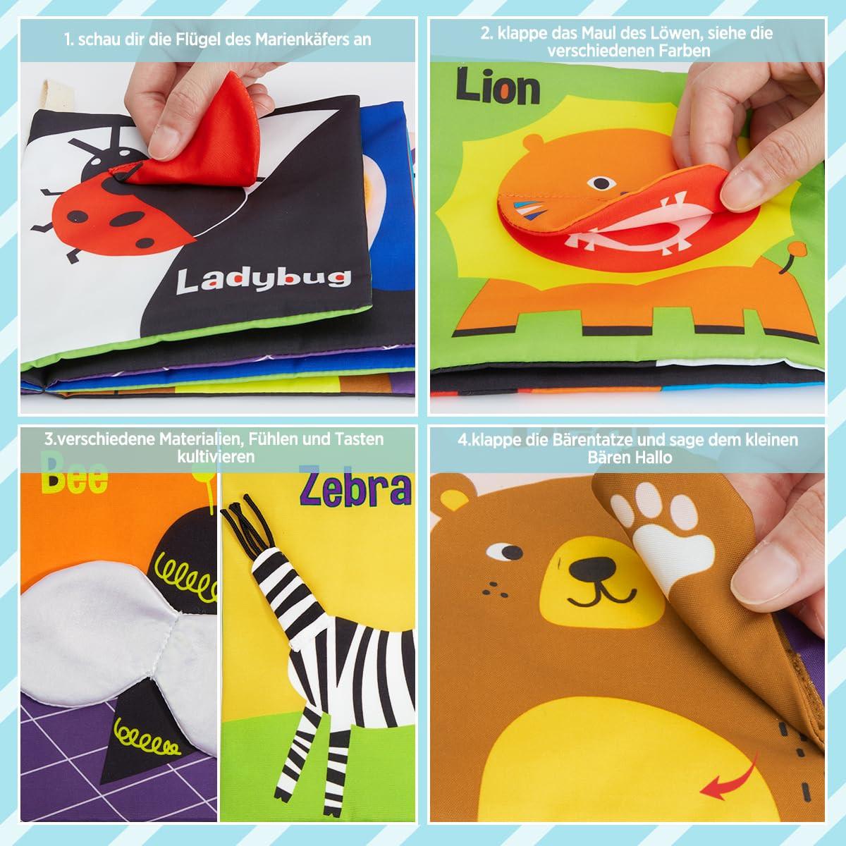 Activity-board Babybuch kontrastierende Bücher, Spielzeug Geschenksets von Babys