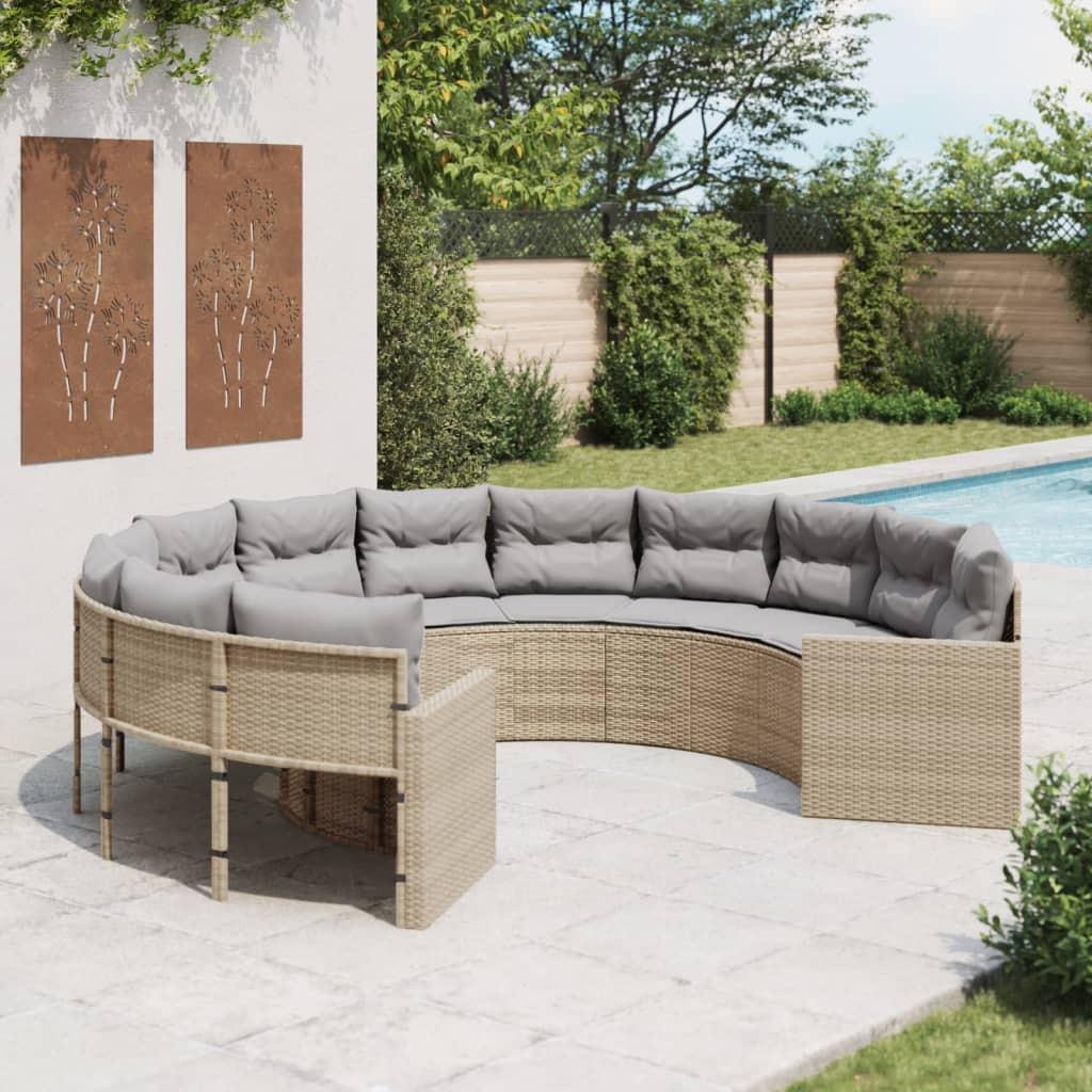 VidaXL Gartensofa poly-rattan
