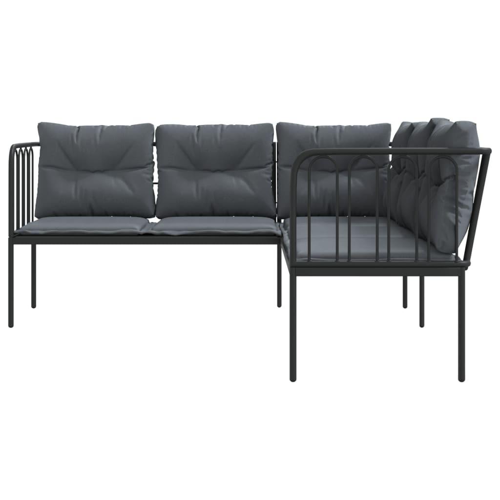 VidaXL Gartensofa stahl