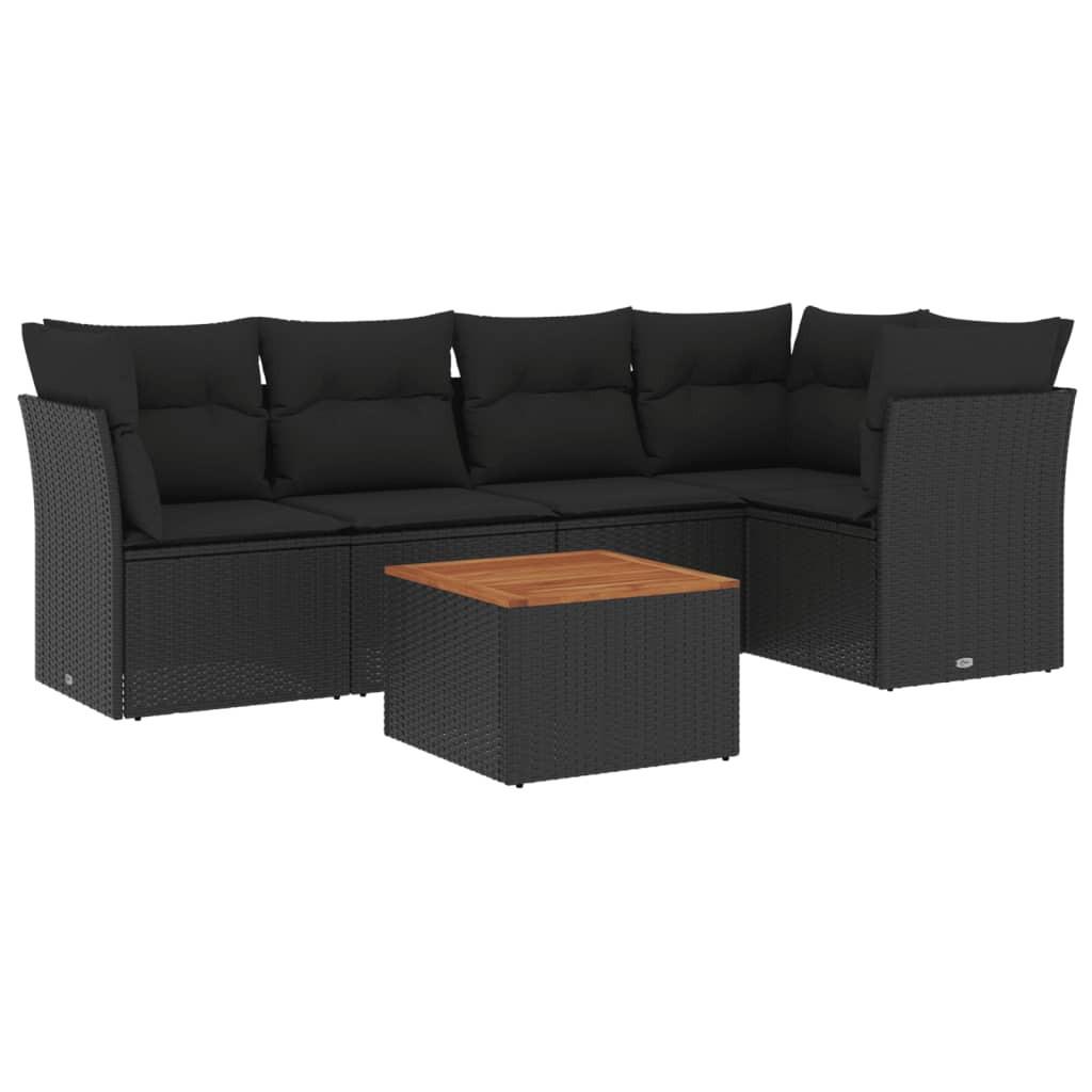 VidaXL Garten sofagarnitur poly-rattan