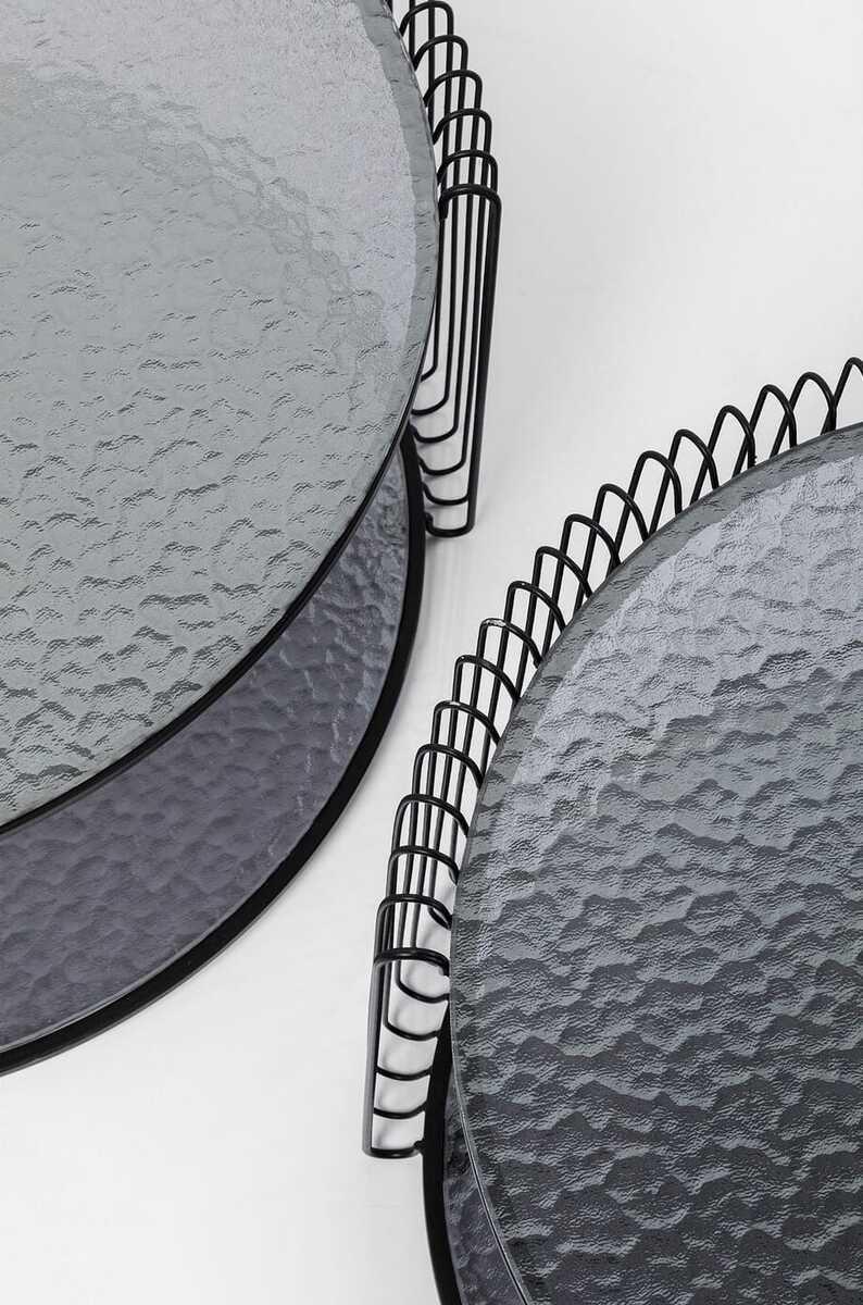 KARE Design Couchtisch Wire Double Bubble (2er-Set)