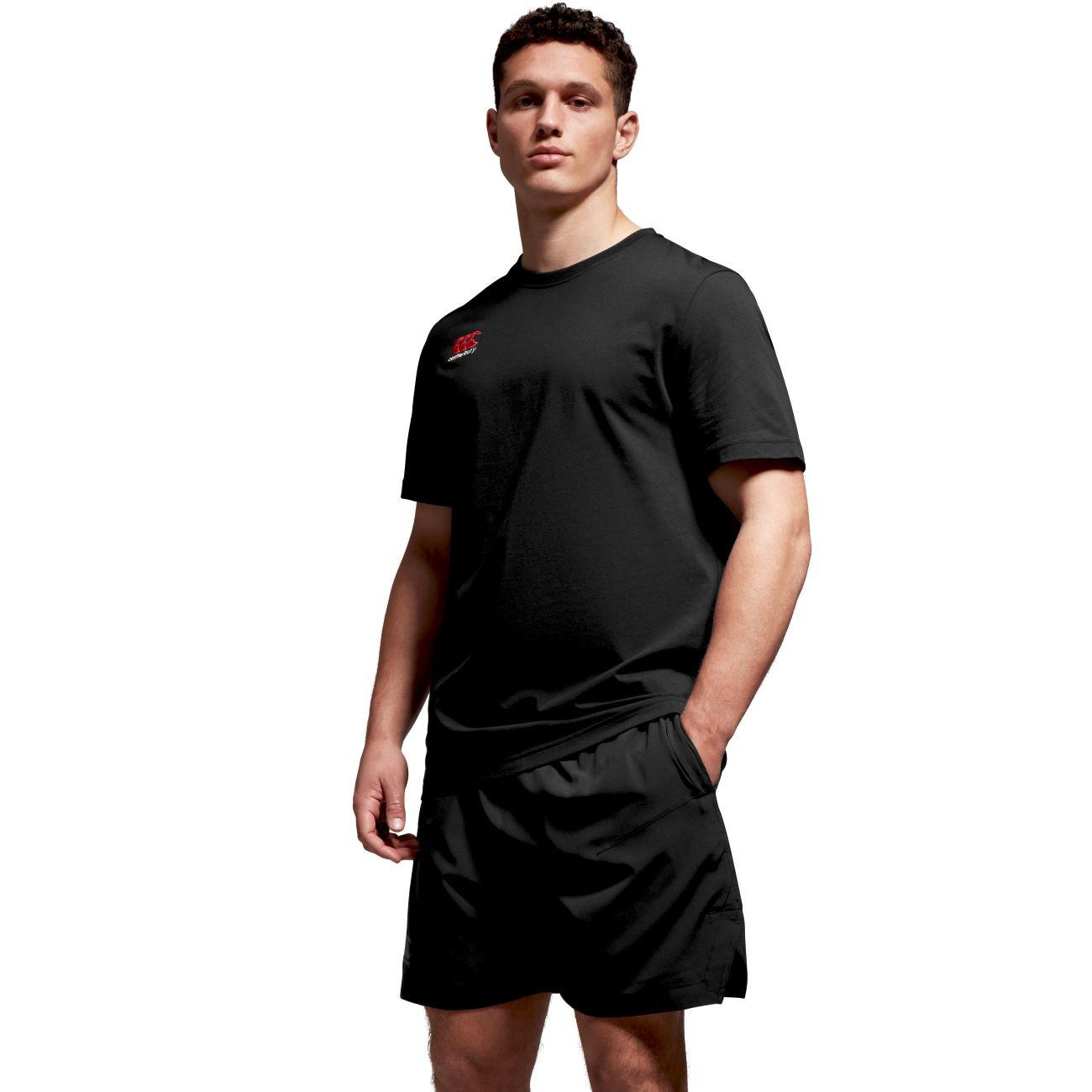 Canterbury Baumwoll-T-Shirt mit kleinem Logo