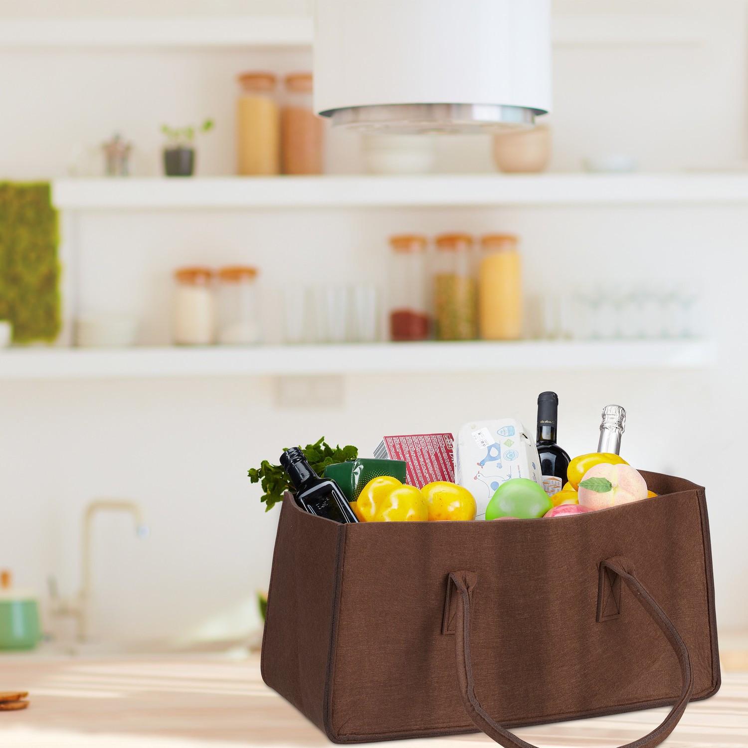 B2X Filzkorb mit Griff