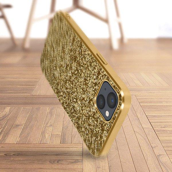 Avizar Glitter Hülle iPhone 13 Mini Gold