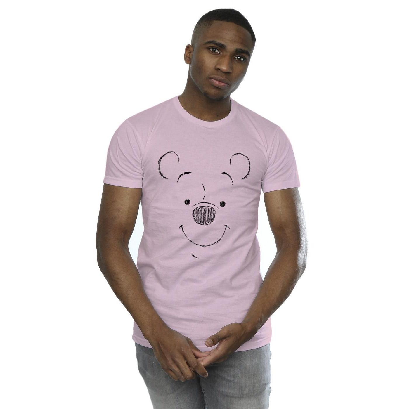 Disney Winnie the Pooh Gesicht Print T-Shirt