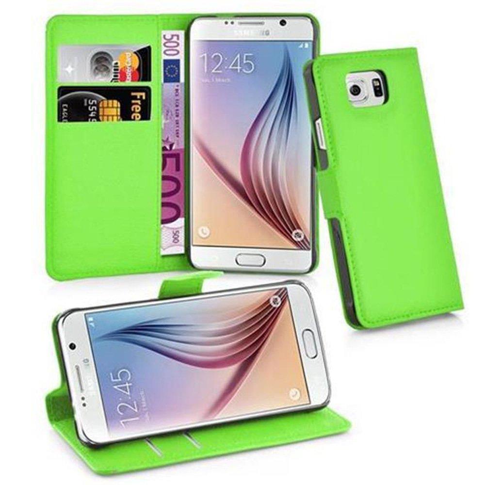 Cadorabo Hülle für Samsung Galaxy S6 Standfunktion, Kartenfach