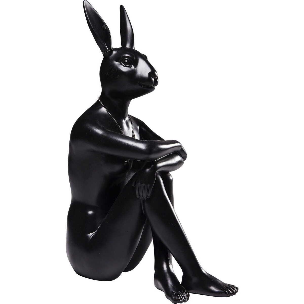 KARE Design Deko Figur Gangster Rabbit Schwarz