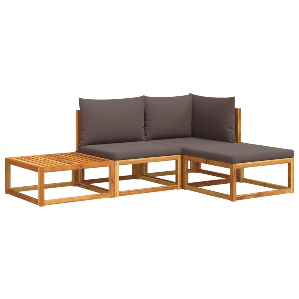 VidaXL Garten sofagarnitur akazienholz