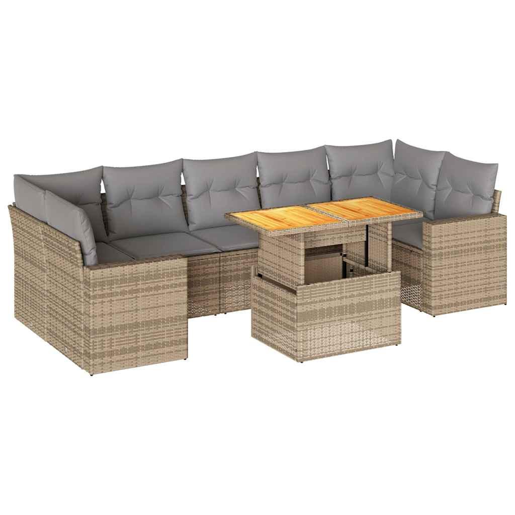 VidaXL Garten sofagarnitur poly-rattan