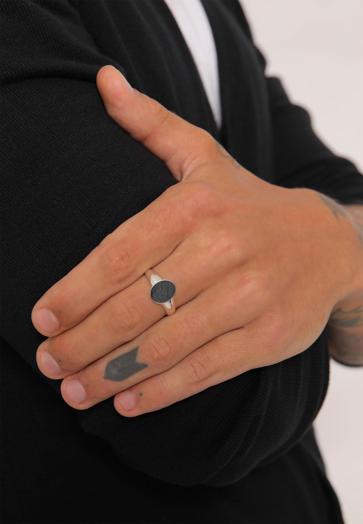 Kuzzoi Ring Basic Cool Siegelring Matt