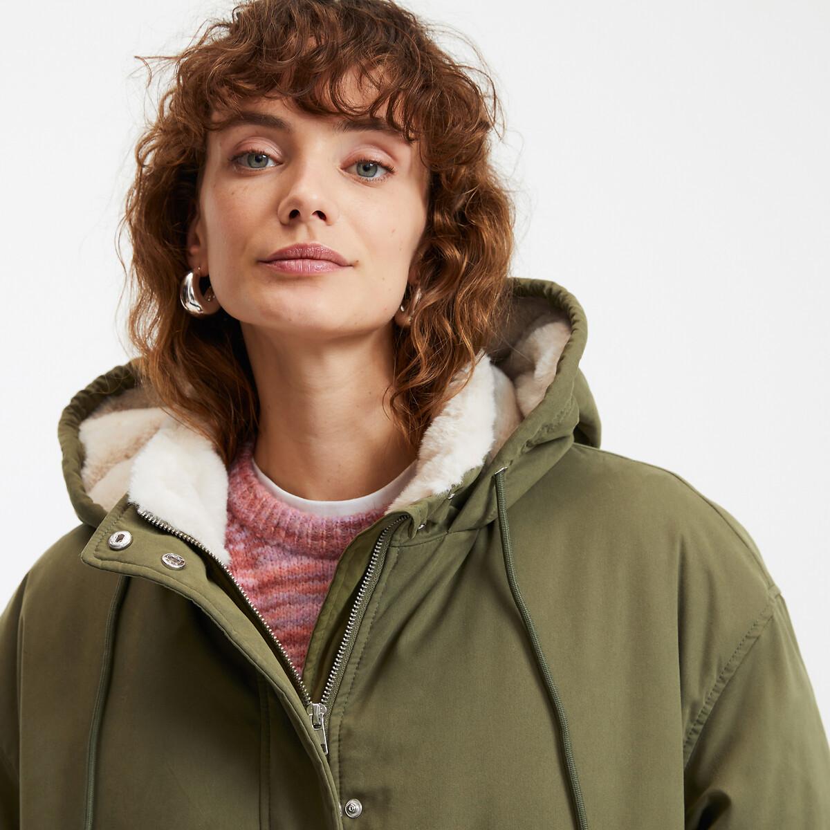 La Redoute Collections Winterparka mit fester Kapuze
