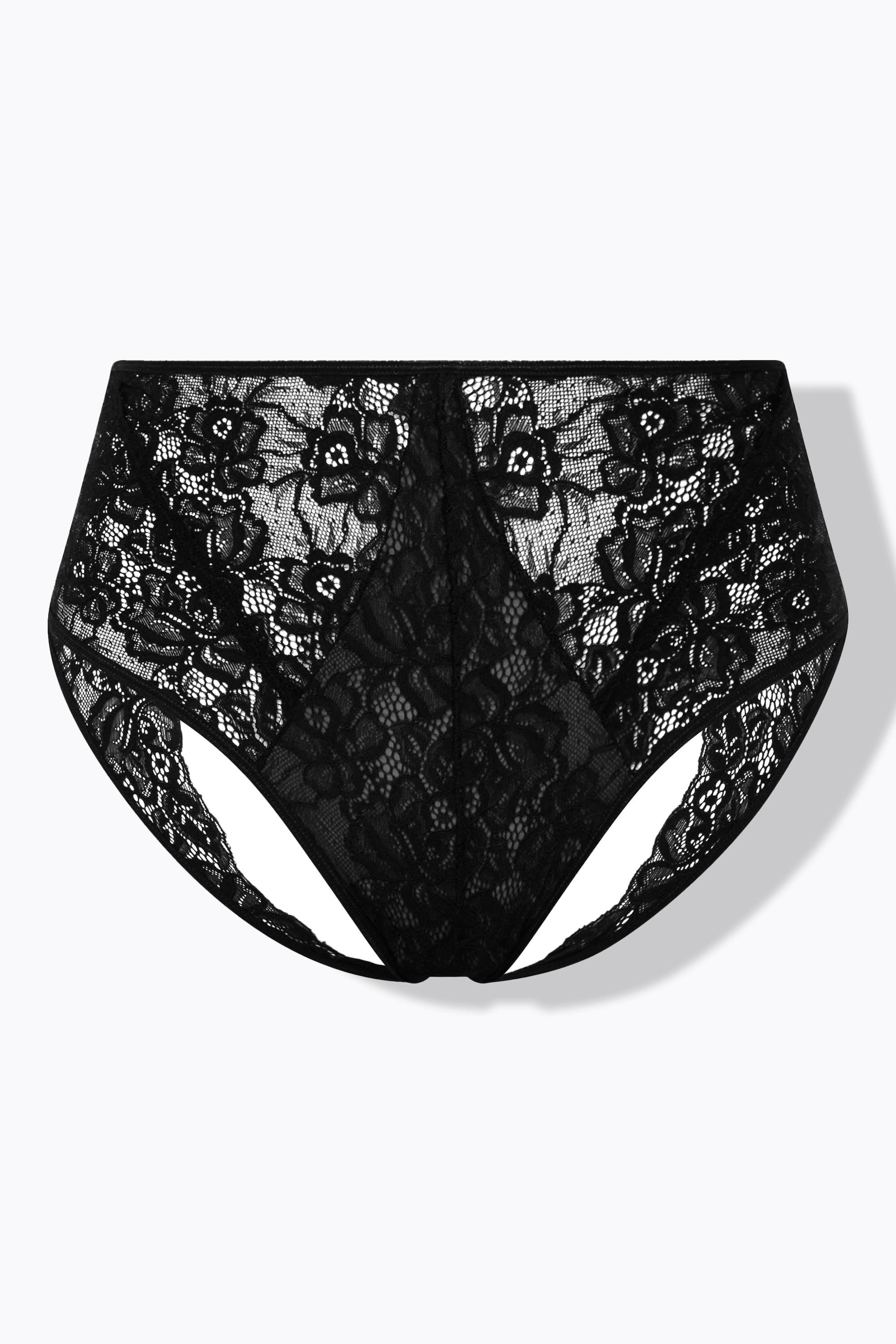 Ulla Popken Taillenslip, Ouvert, Criss-Cross