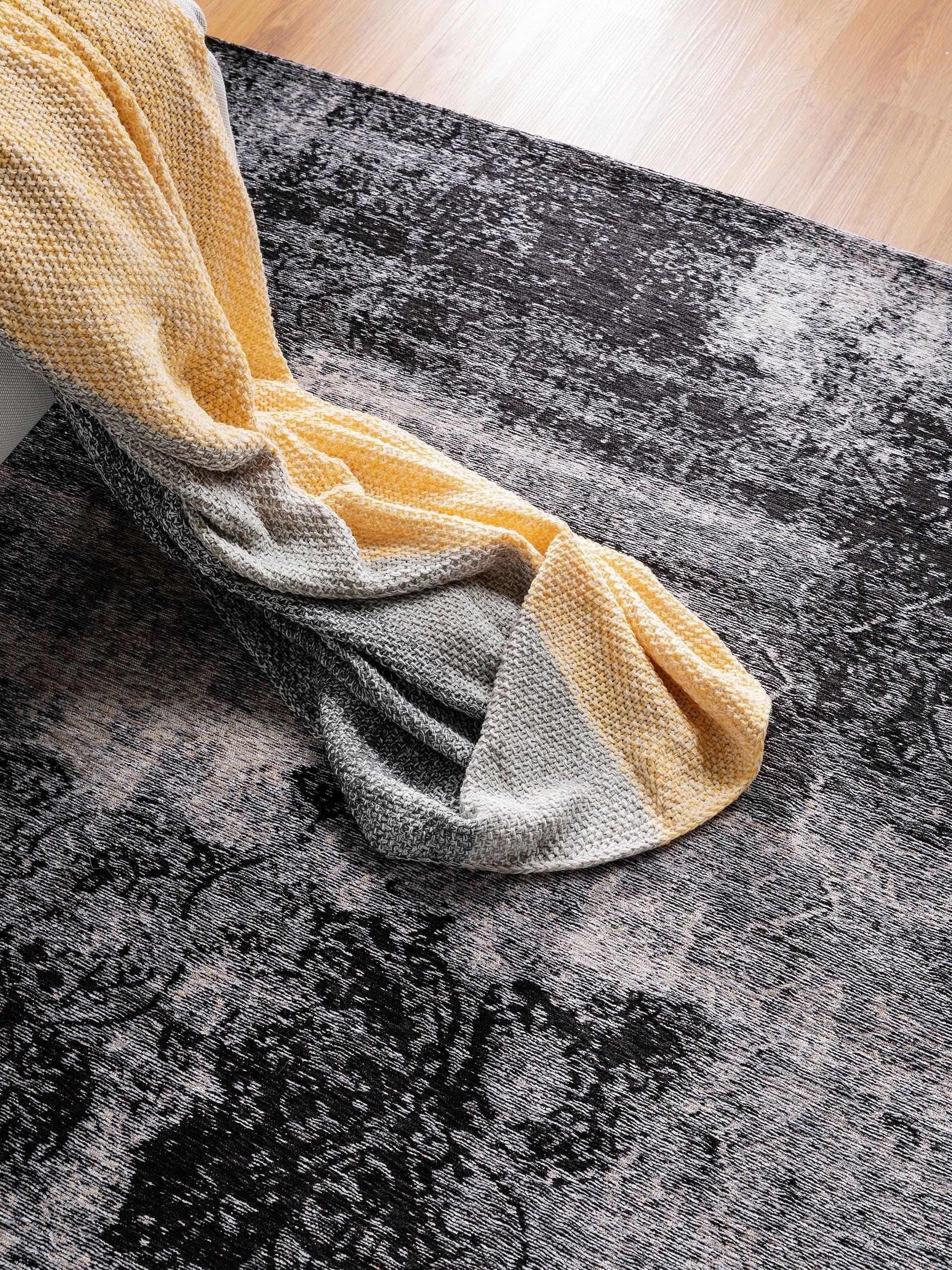 Benuta Flachgewebeteppich Tosca Schwarz