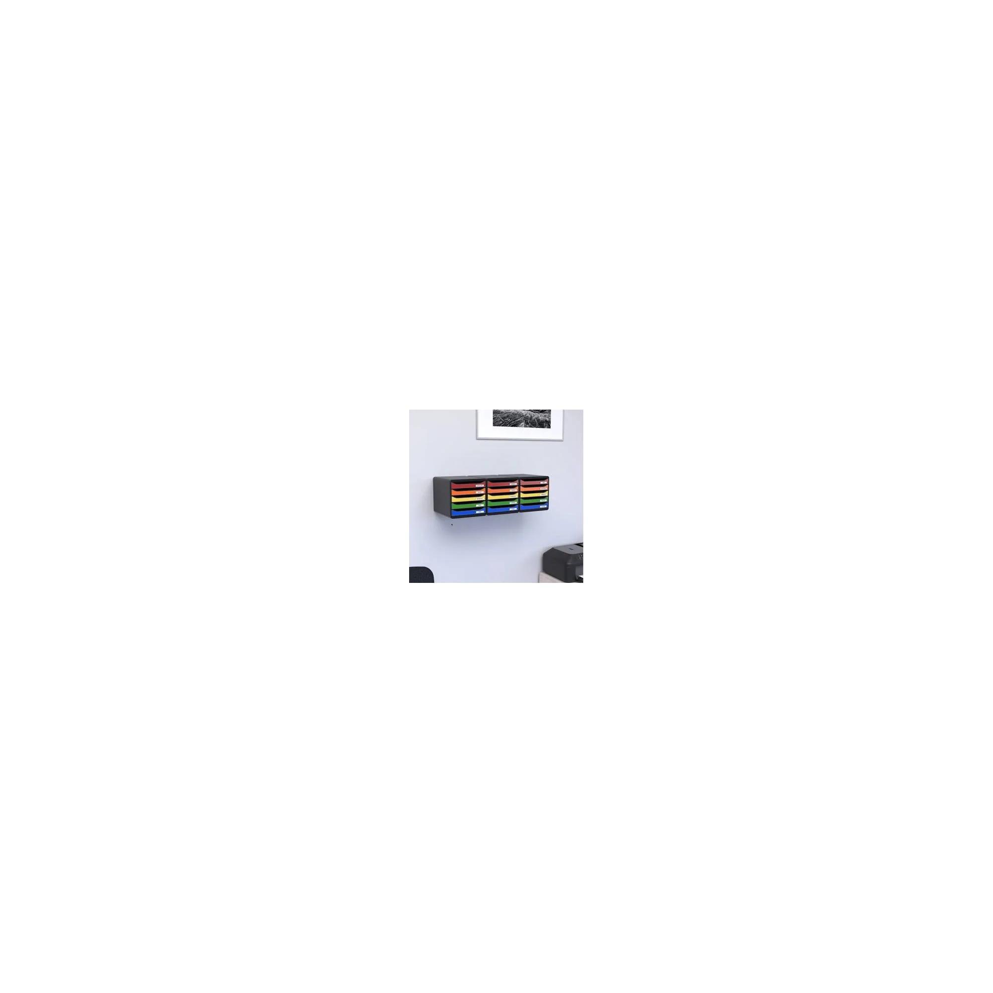 Exacompta Schubladenbox Big Box Plus, 5 offene Schubladen, Glossy