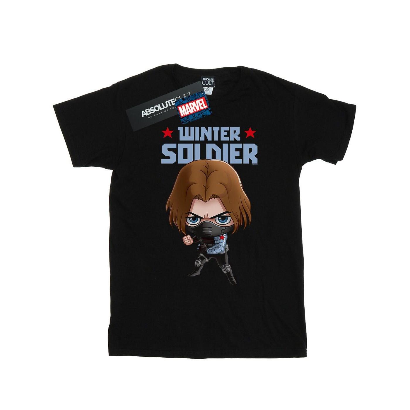 MARVEL Winter Soldier Chibi Grafik T-Shirt