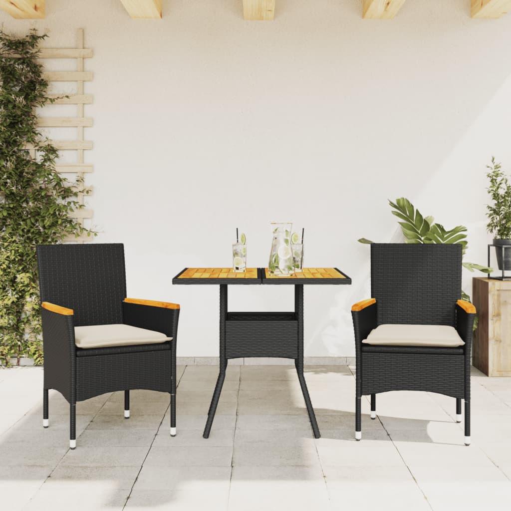 VidaXL Garten essgruppe poly-rattan