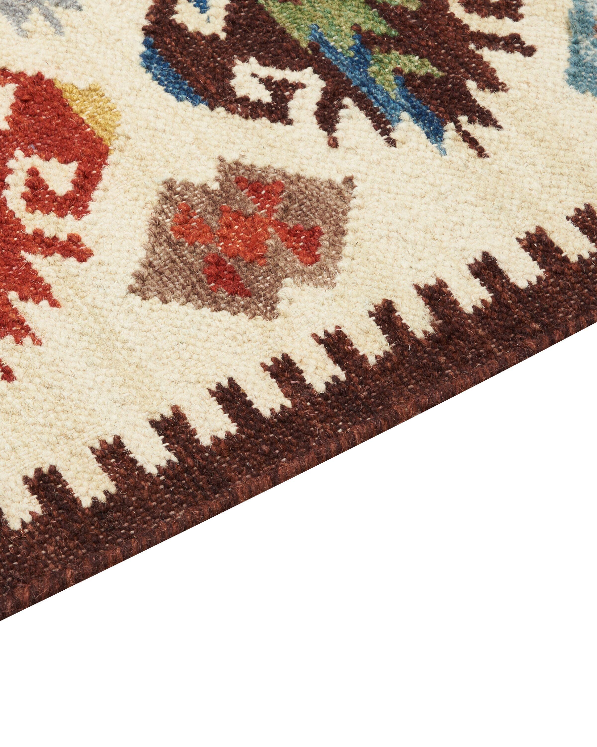 Beliani Teppich aus Wolle Boho AKNALICH