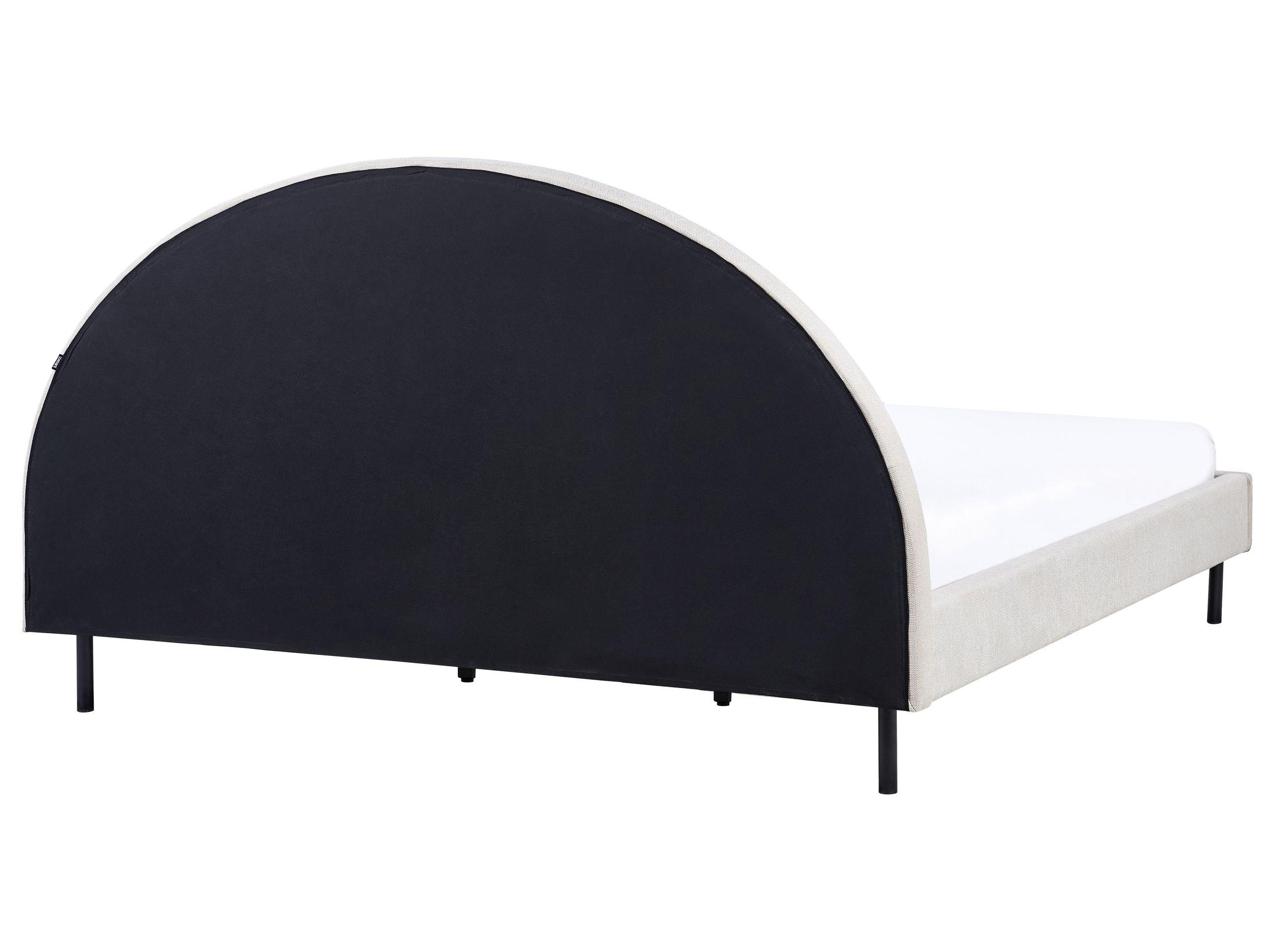 Beliani Bett mit Lattenrost aus Polyester Retro MARGUT