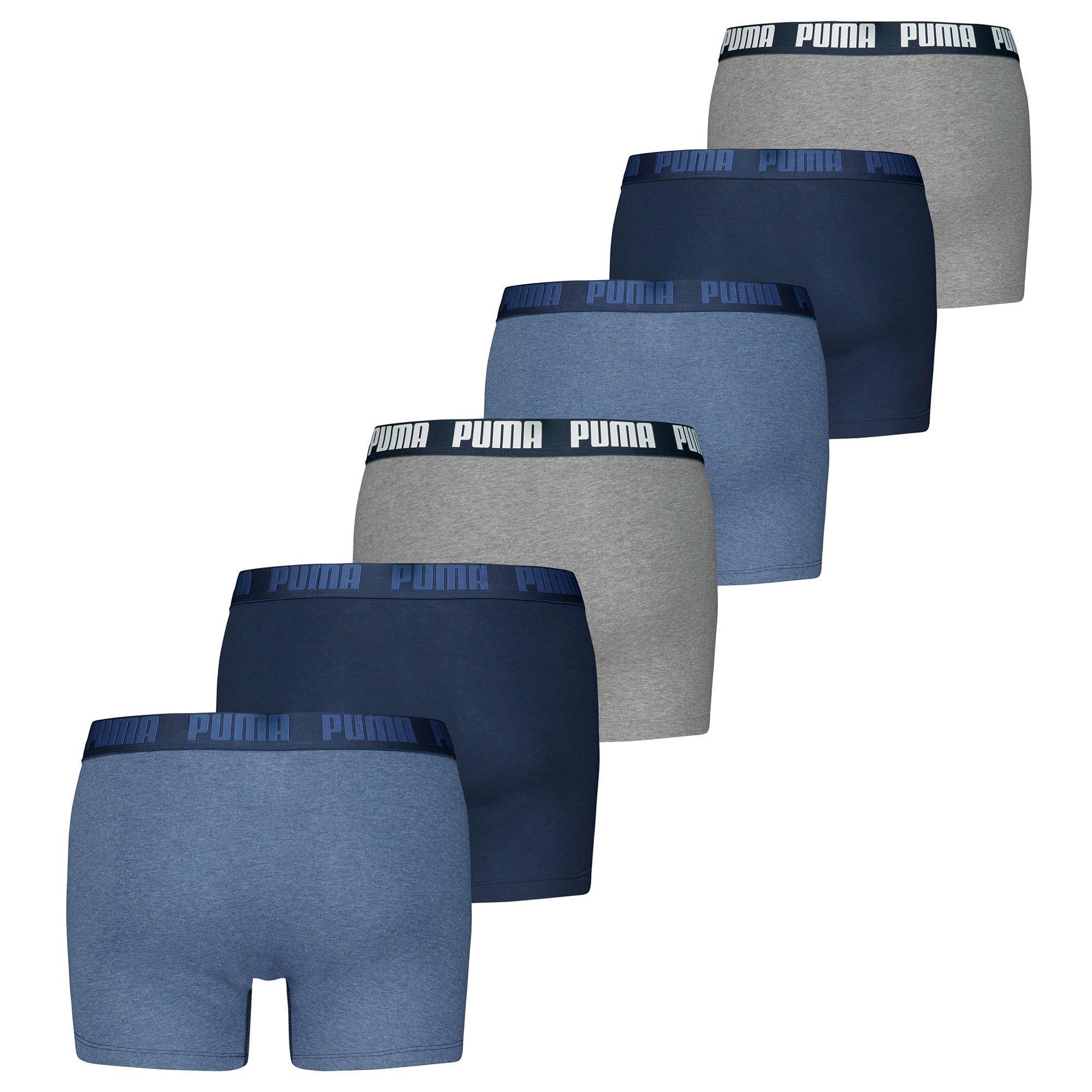 PUMA Boxershort Figurbetont-PUMA BASIC BOXER 6P ECOM