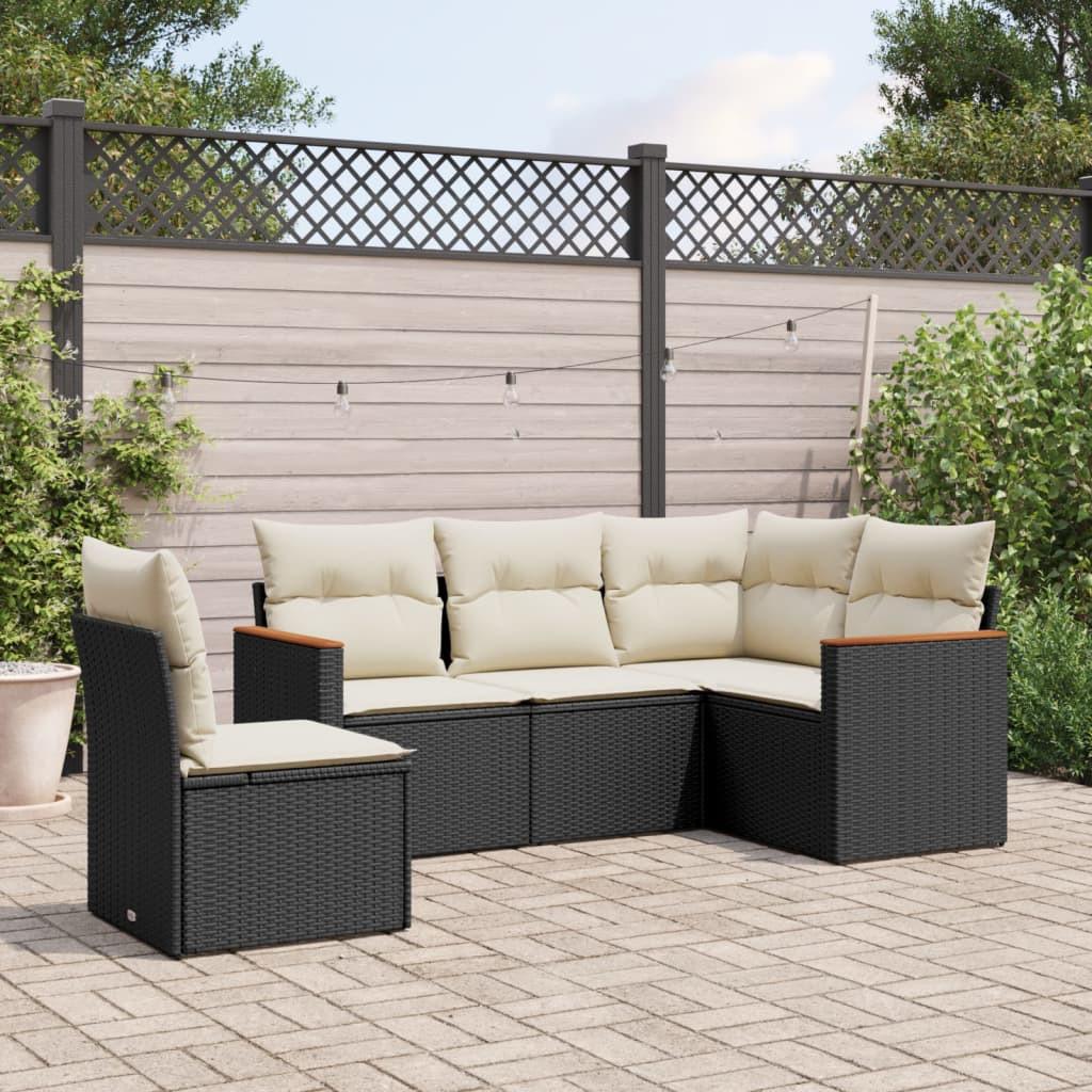 VidaXL Garten sofagarnitur poly-rattan