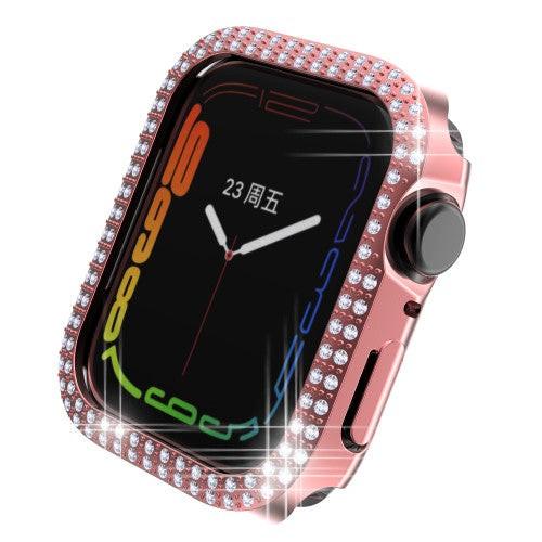 Cover-Discount Apple Watch 45mm - Glitzer Strass Schutz Case