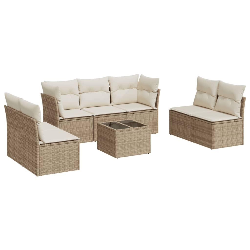 VidaXL Garten sofagarnitur poly-rattan