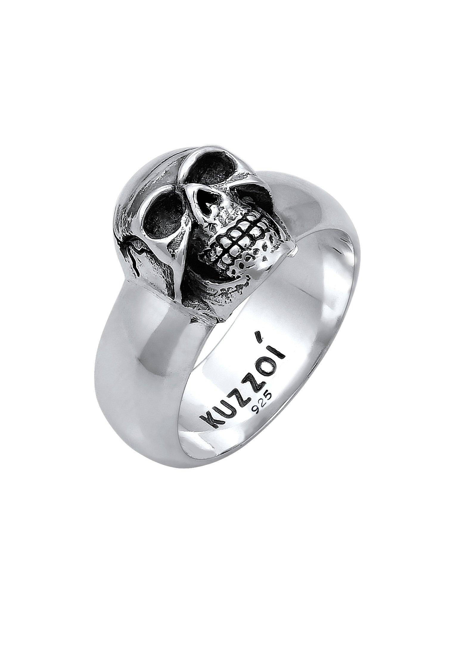 Kuzzoi Ring Siegelring Totenkopf