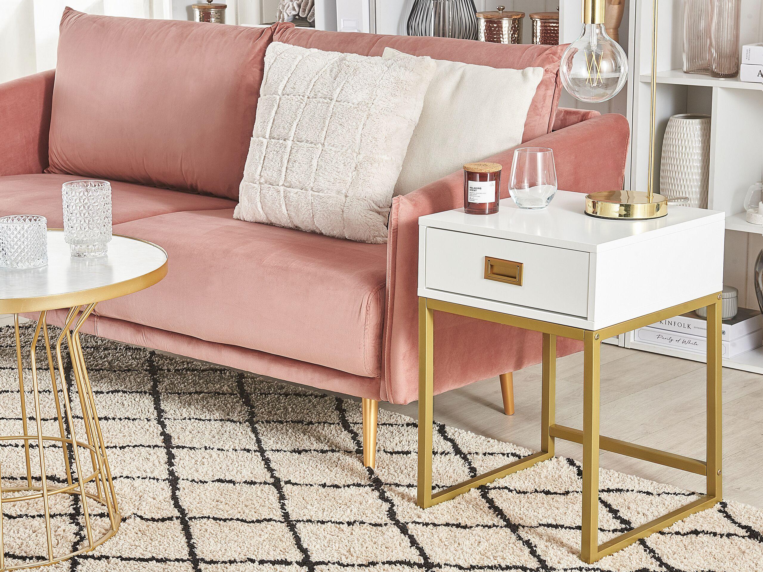 Beliani Beistelltisch aus MDF-Platte Modern LARGO