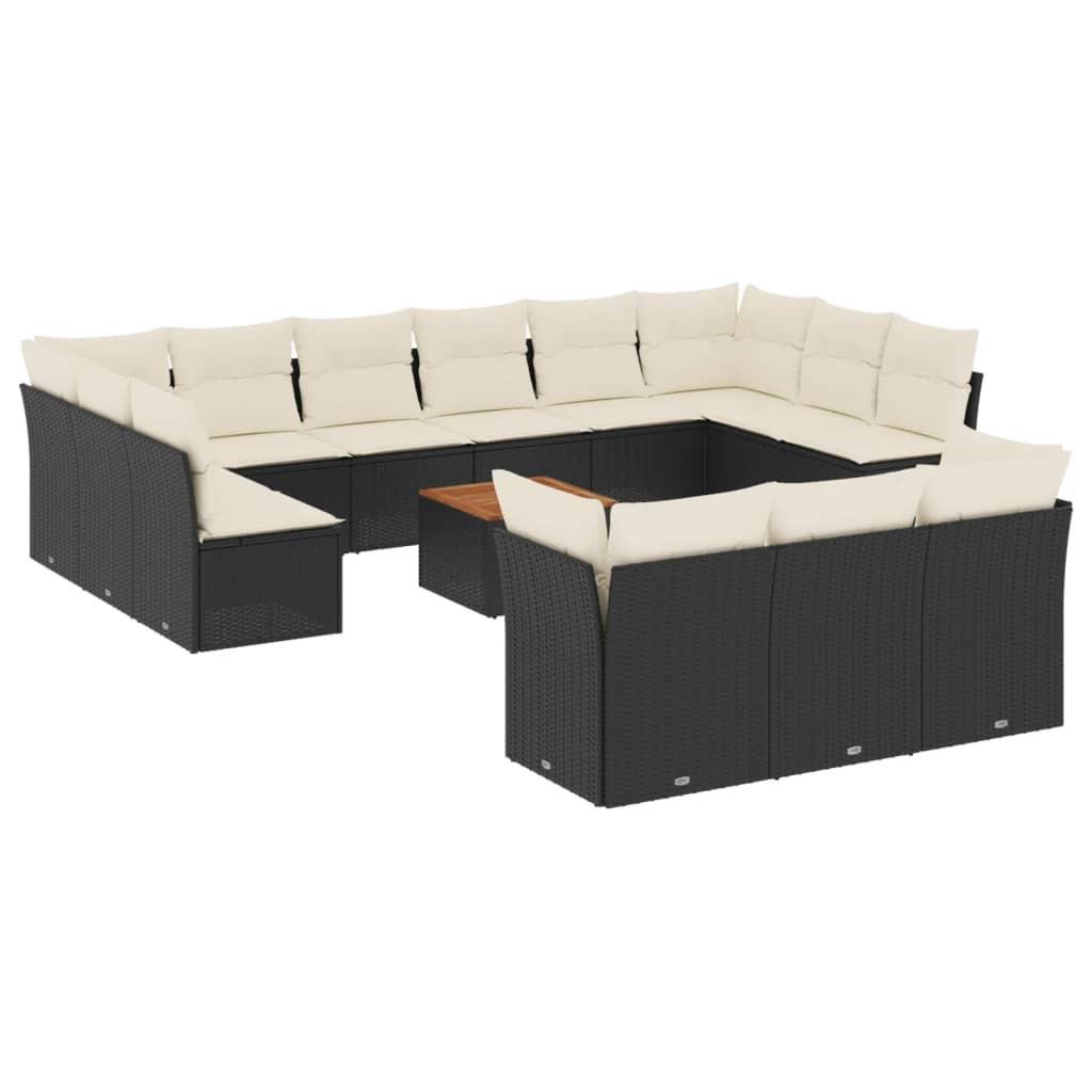 VidaXL Garten sofagarnitur poly-rattan