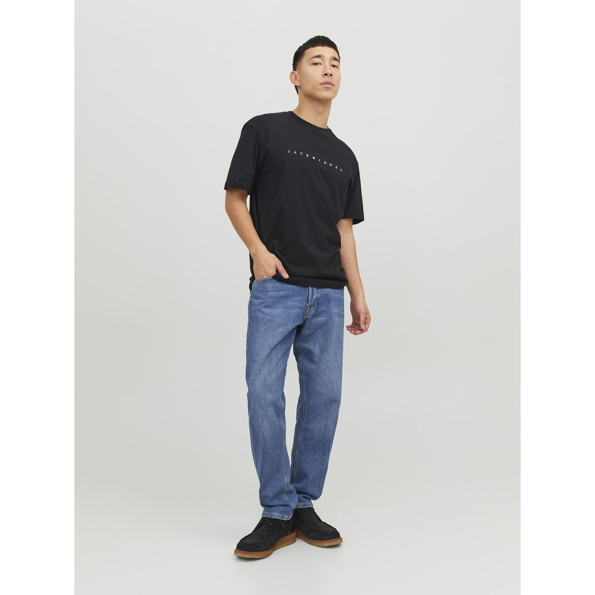 JACK & JONES JJE Star T-Shirt mit Pigmentprint