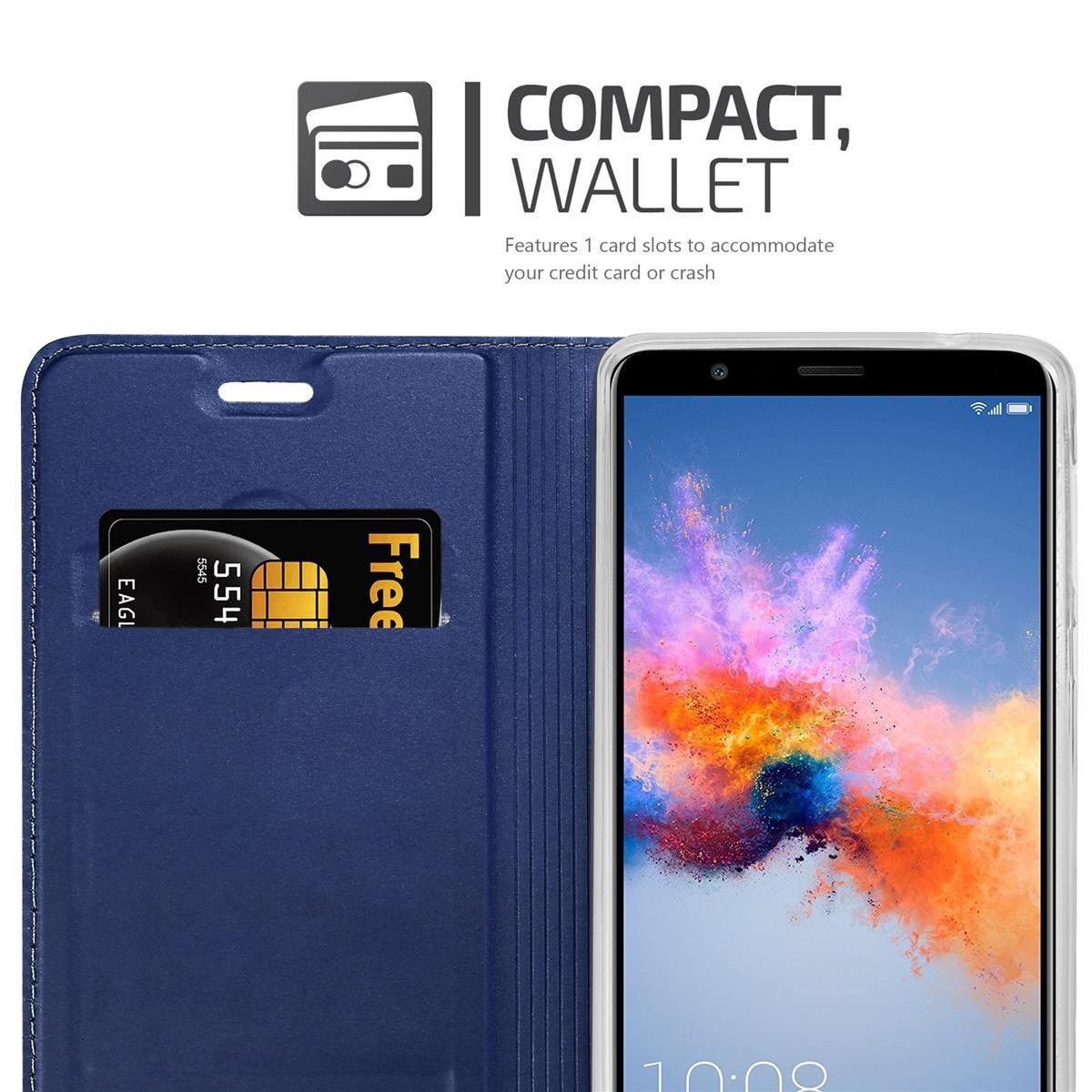 Cadorabo Hülle für Honor 7X Magnetverschluss, Kartenfach
