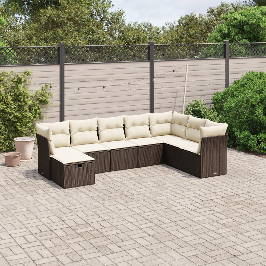 VidaXL Garten sofagarnitur poly-rattan