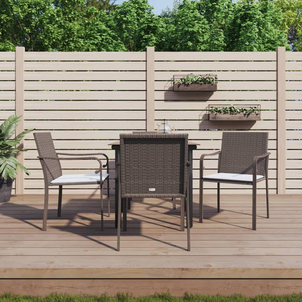 VidaXL Garten essgruppe poly-rattan