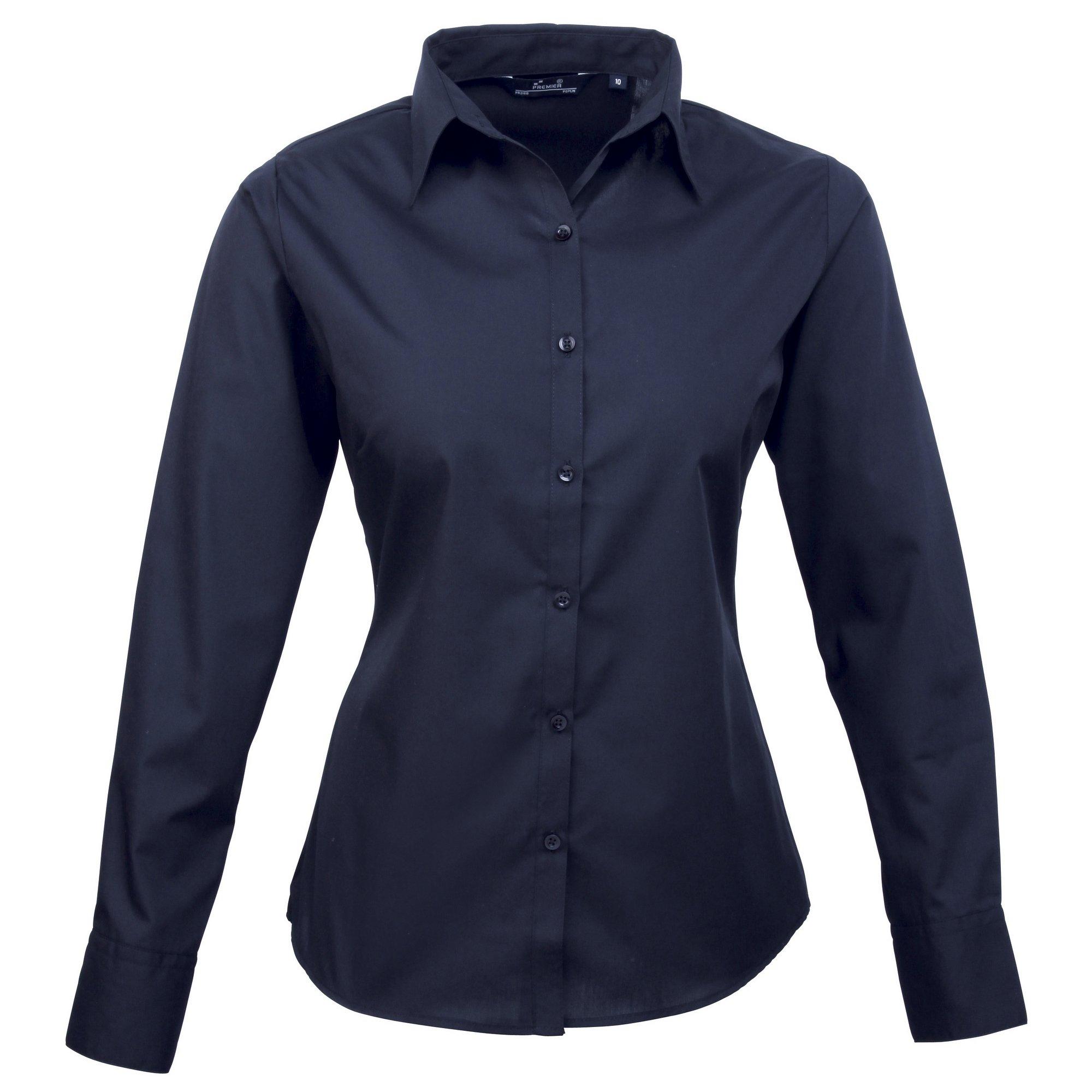 PREMIER Langärmlige Button-Down Bluse