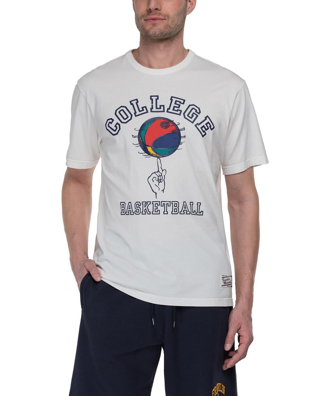 FRANKLIN MARSHALL College Basketball Print T-Shirt