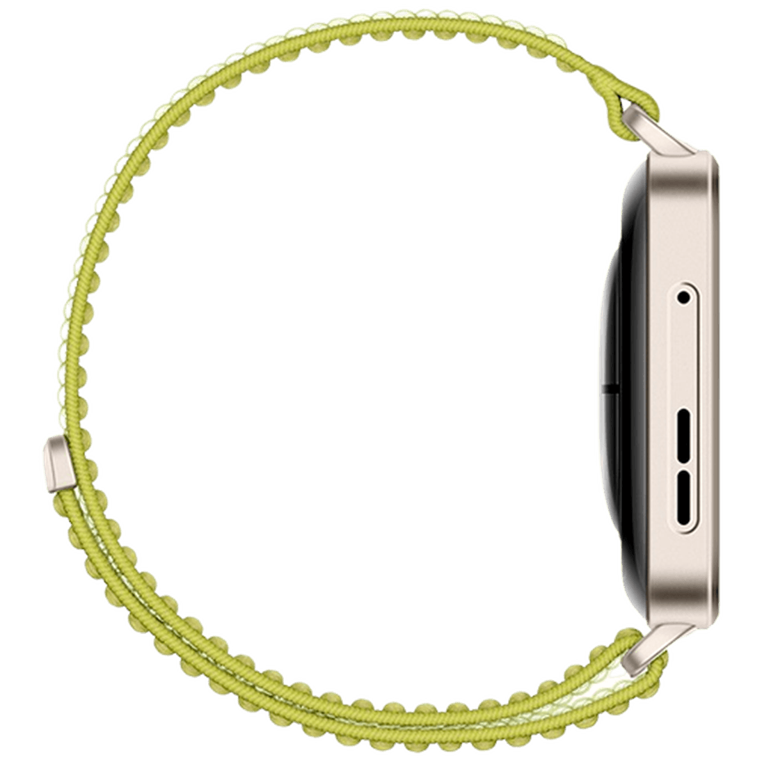 HUAWEI Huawei Watch Fit 4 Pro Gold (Grünes Nylon Armband)