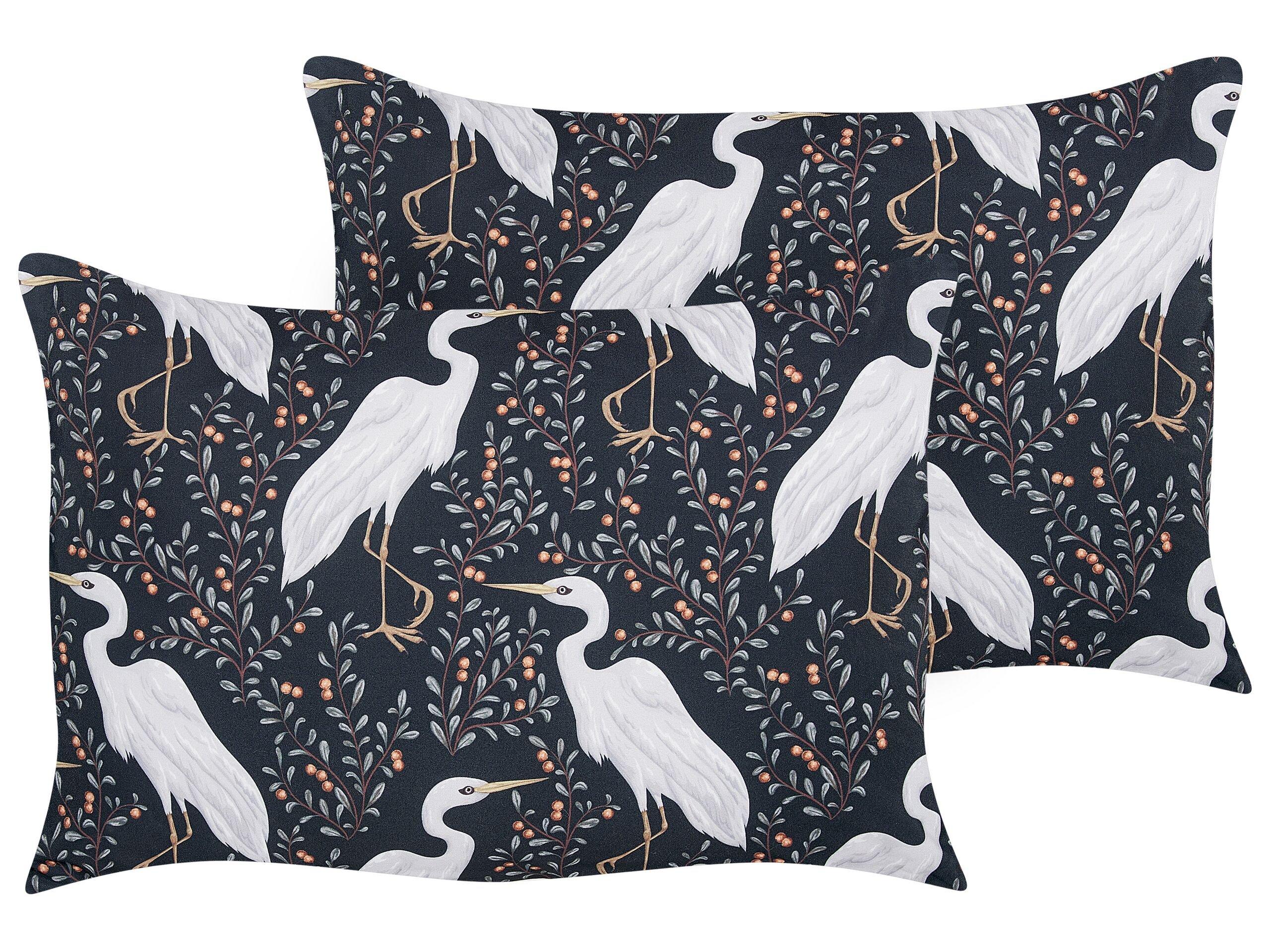 Beliani Gartenkissen 2er Set aus Polyester Modern PIANAZZO