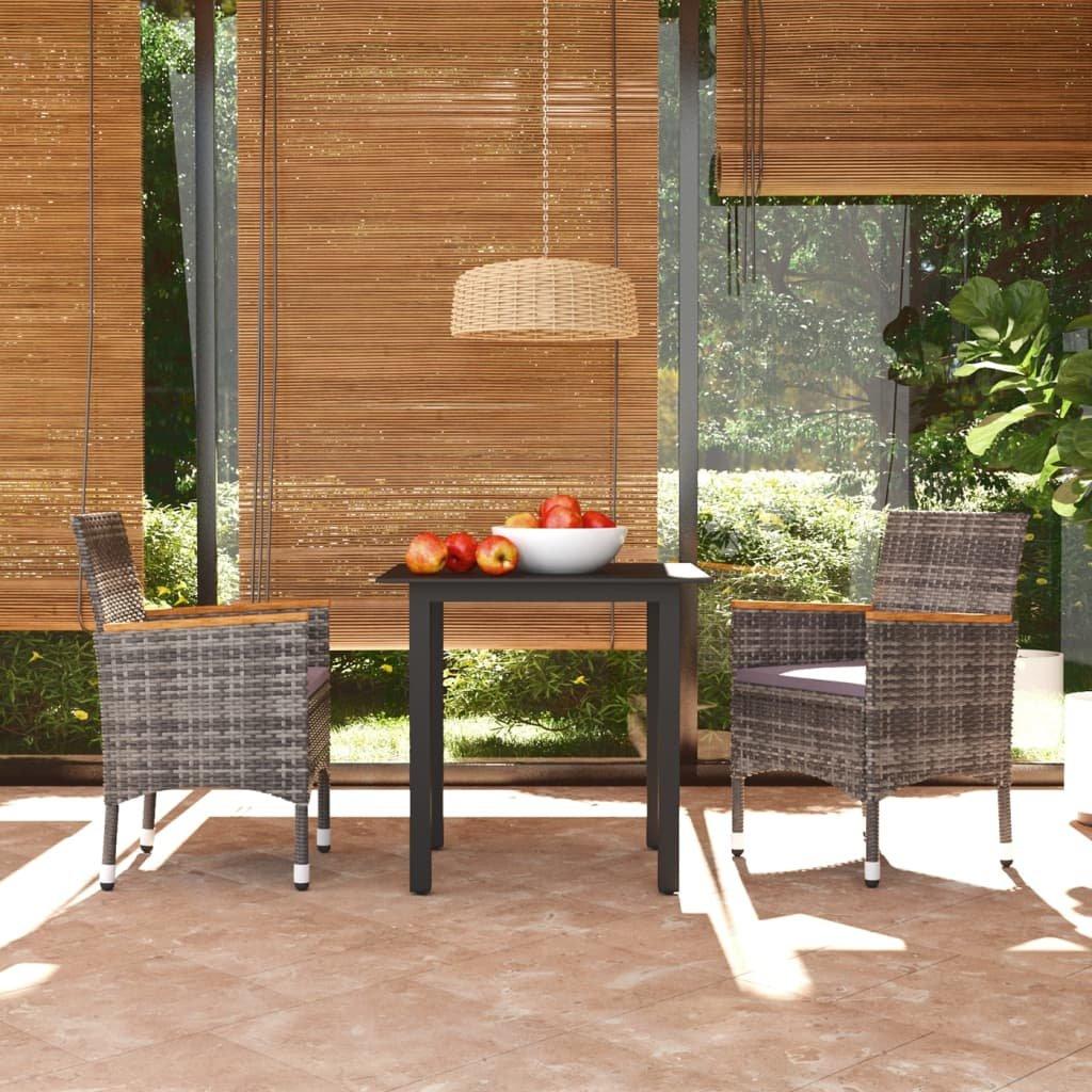 VidaXL Essgruppe poly-rattan