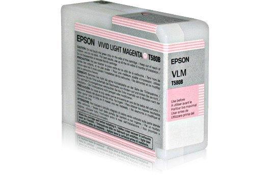 EPSON EPSON Tintenpatrone vivid li.magenta T580B00 Stylus Pro 3880 80ml