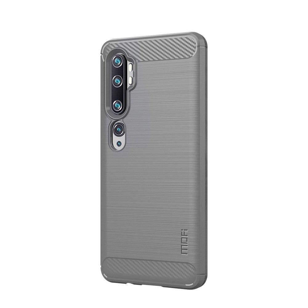 Cover-Discount Xiaomi Mi Note 10 / 10 Pro - Metall Carbon Look Gummi Hülle