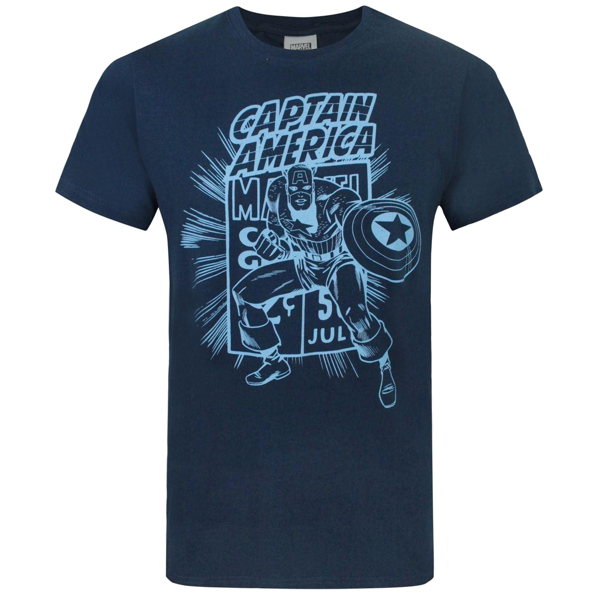 CAPTAIN AMERICA Comic Book T-Shirt
