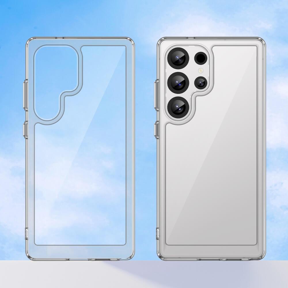 Cover-Discount Galaxy S25 Ultra - Schützende Acryl-Handyhülle mit erhöhtem Rand