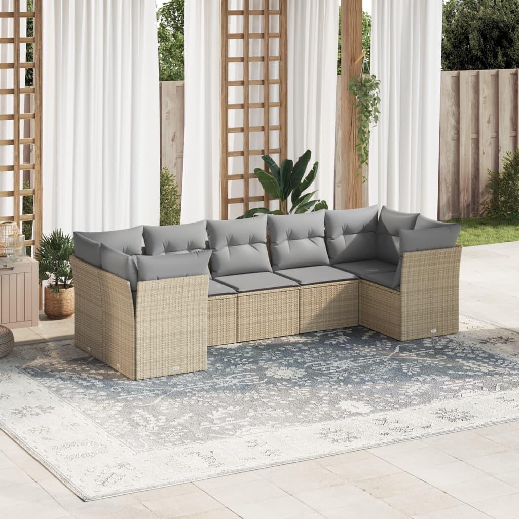 VidaXL Garten sofagarnitur poly-rattan