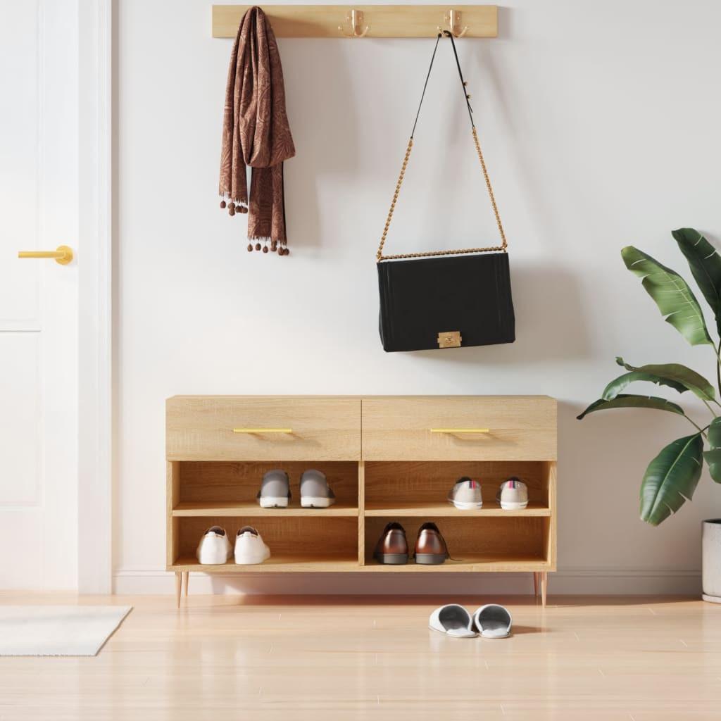 VidaXL Schuhbank holzwerkstoff